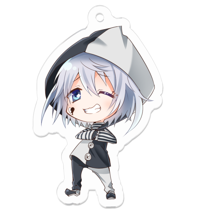 ニカッとピエロ - 50 x 50 (mm)