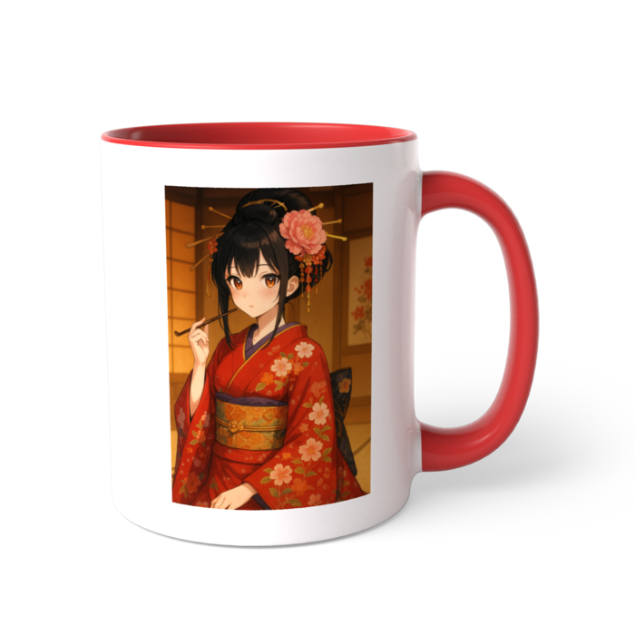 ツートンカラーマグカップ - 直径 8.2cm / 高さ 9.5cm