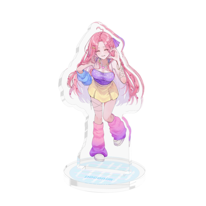 ぽこアクリルフィギュア - 50x50mm