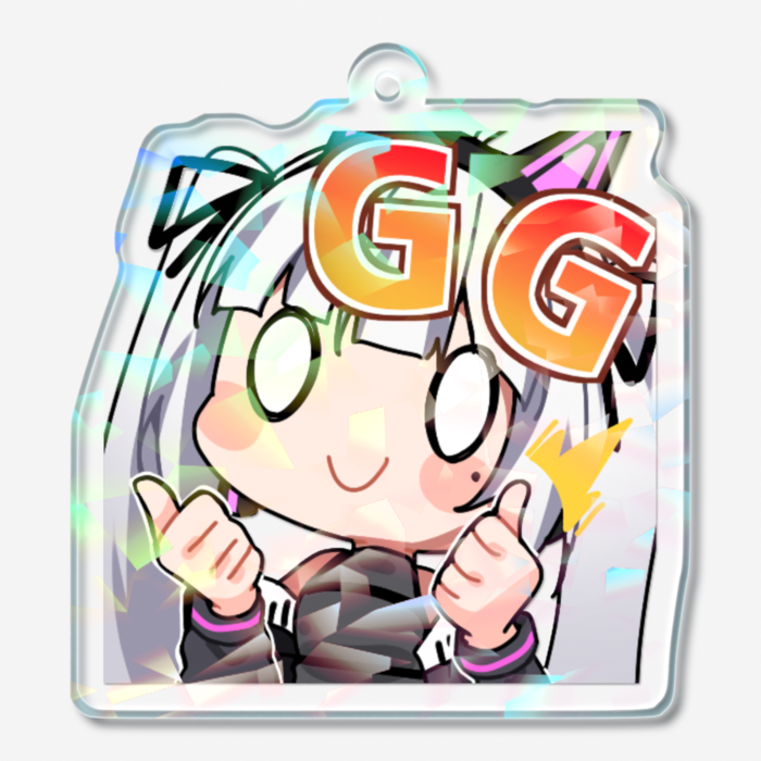 ホログラムアクリルキーホルダー - 50 × 50mm(6)