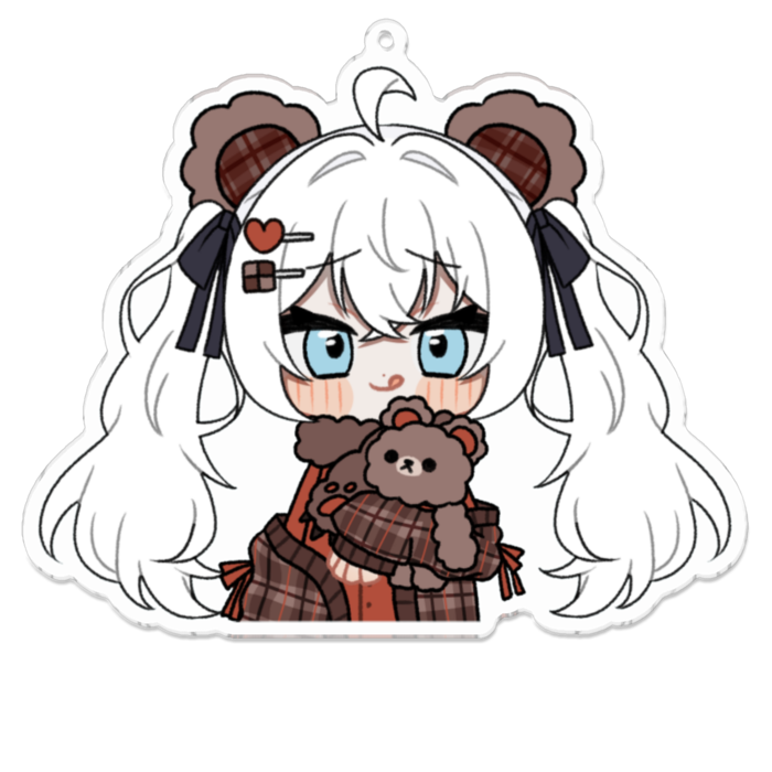 アクリルキーホルダー - 100 x 100 (mm)