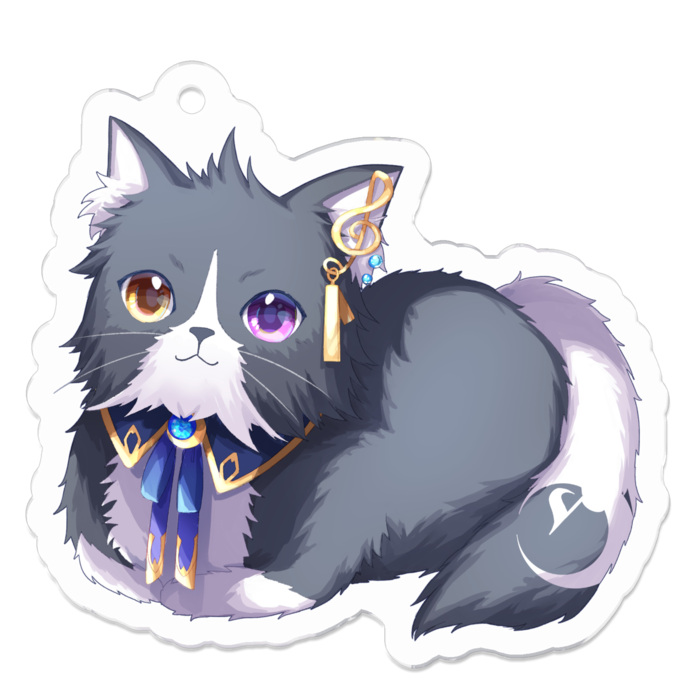 アクリルキーホルダー - 50 x 50 (mm)