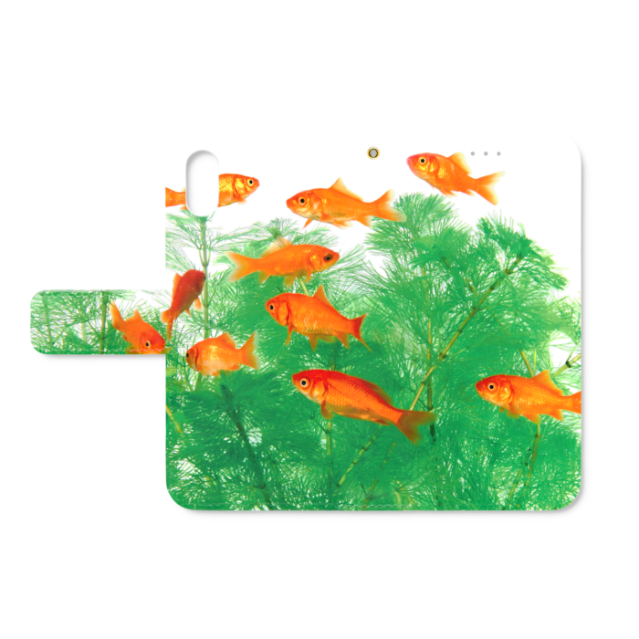 手帳型iPhoneケース - iPhone XS / X - ストラップ穴 あり