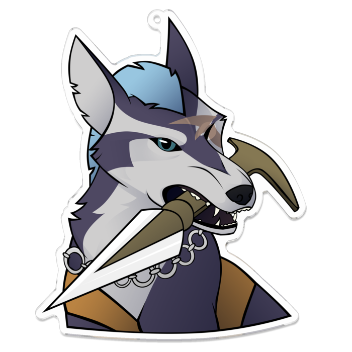 アクリルキーホルダー - 100 x 100 (mm)