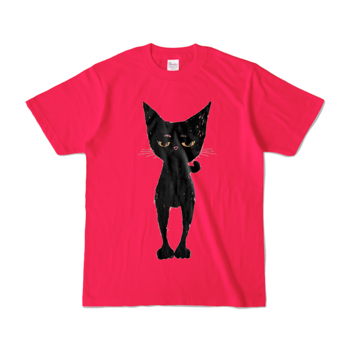 ほっとでからんまるTシャツ - S - ホットピンク (濃色)