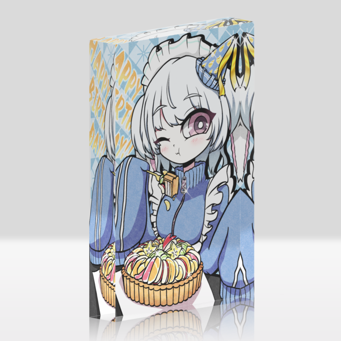 生誕イラスト　アクリルブロック Ver. - 100x148 (mm)