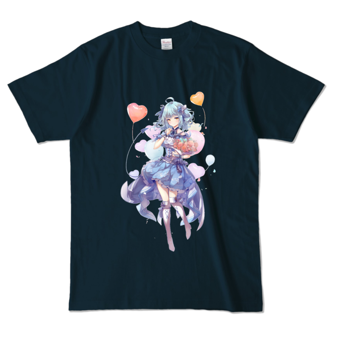 カラーTシャツ - L - ネイビー (濃色)