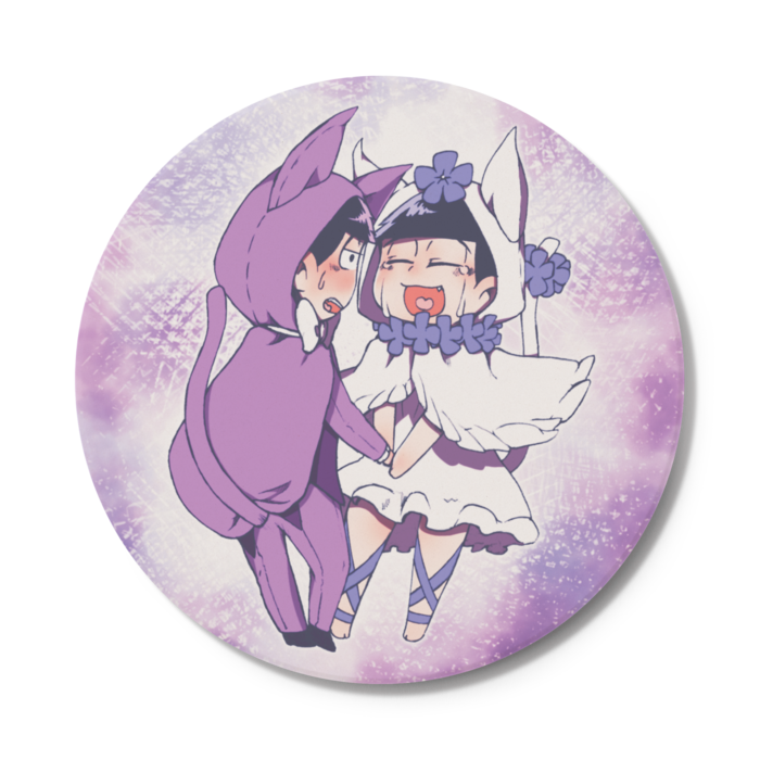 てるてる一カラ コースター 鬼侍 青紫 Booth