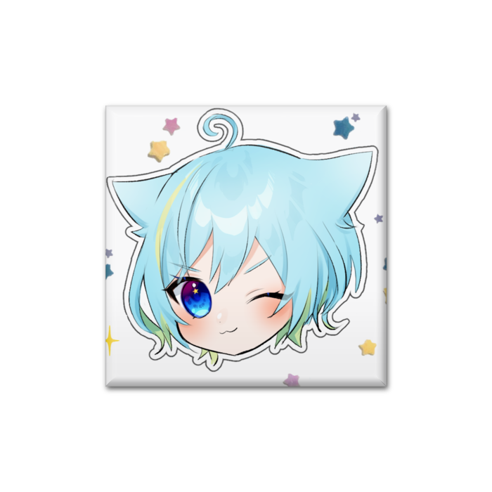 缶バッジ - 四角形40mm