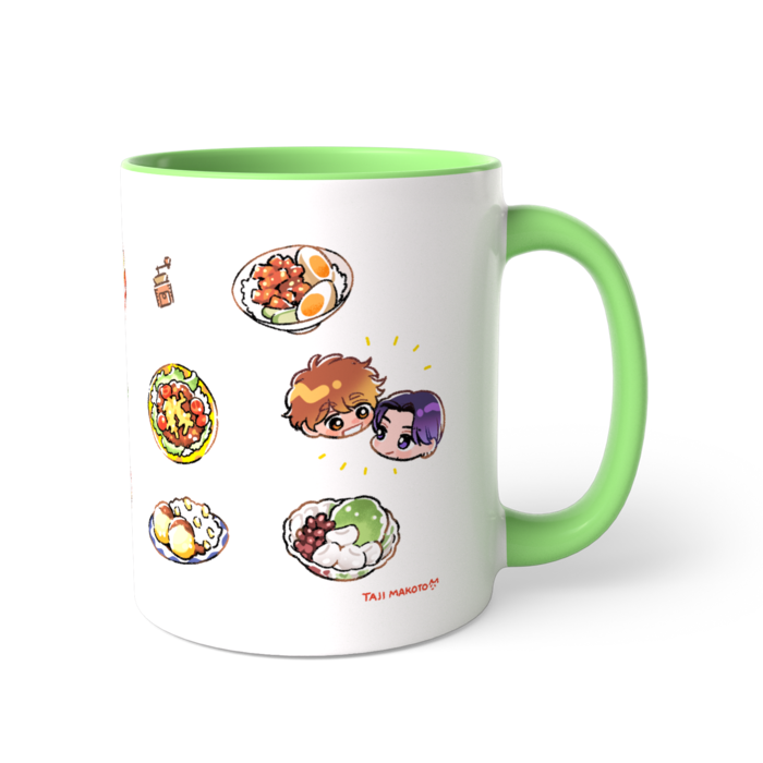 【グリーン】アキハルのごはんマグ