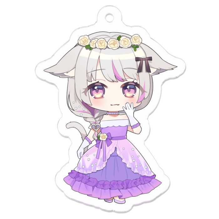 アクリルキーホルダー - 50 x 50 (mm)