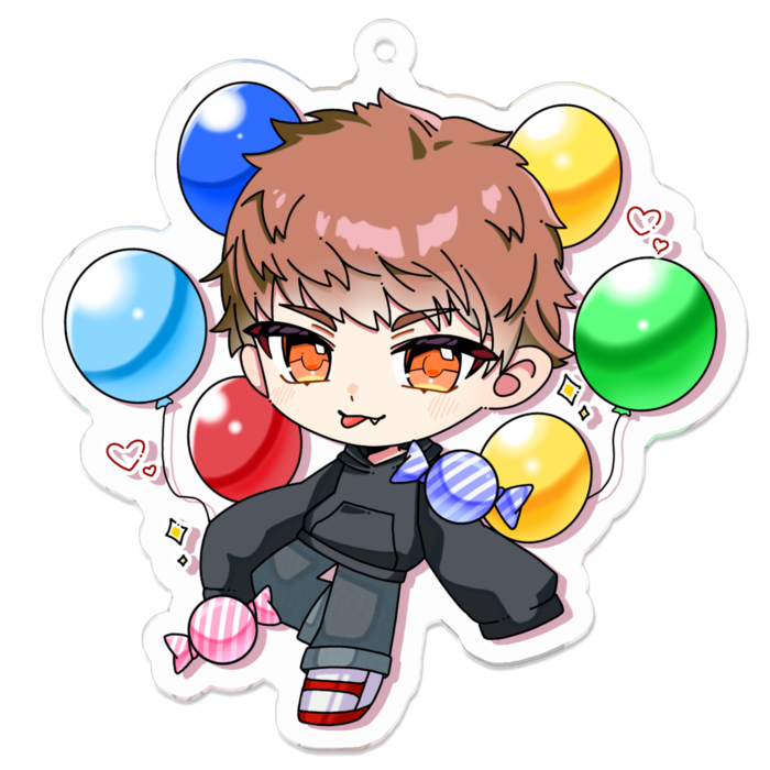 アクリルキーホルダー - 70 x 70 (mm)