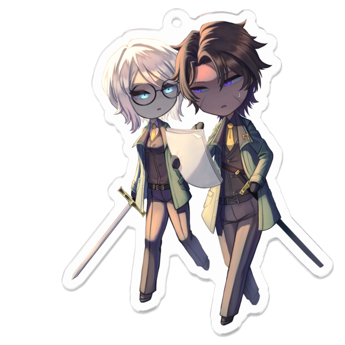 アクリルキーホルダー - 70 x 70 (mm)