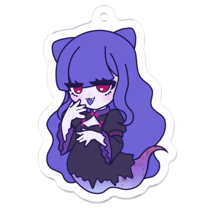 アクリルキーホルダー（コーティング） - 50 x 50 (mm)