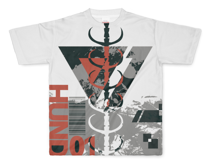 フルグラフィックTシャツ - L - 正面印刷のみ