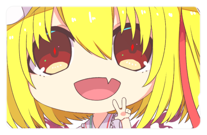 東方project フランちゃんステッカー 910s Booth