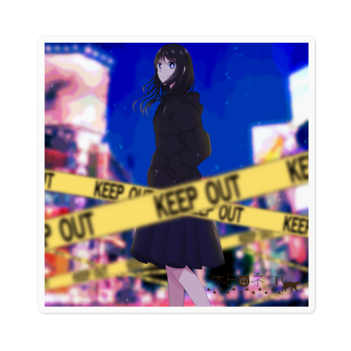 ステッカー - 100 x 100 (mm)