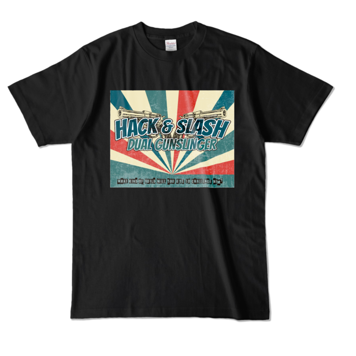 カラーTシャツ - L - ブラック