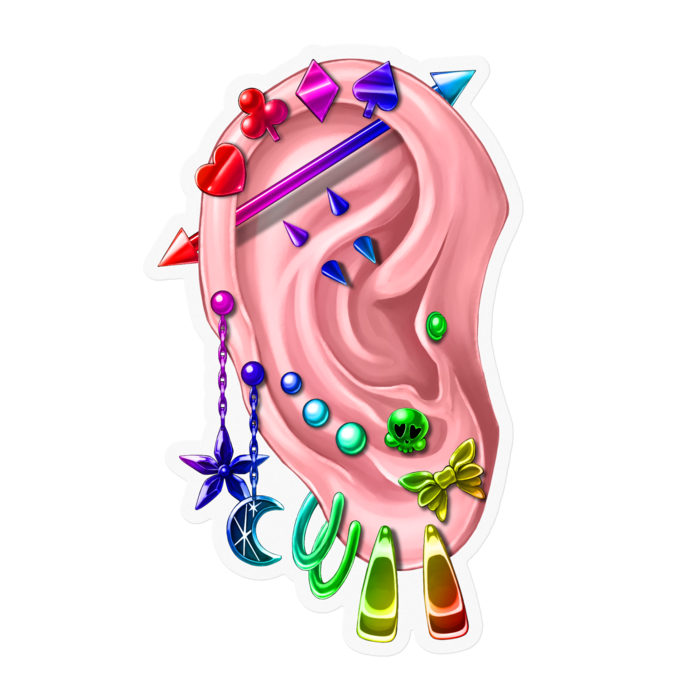 ステッカー - 100 x 100 (mm)