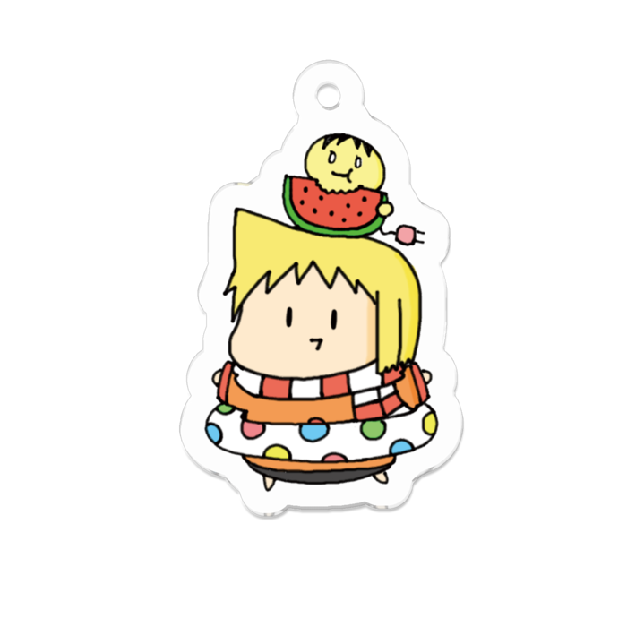 アクリルキーホルダー - 50 x 50 (mm)