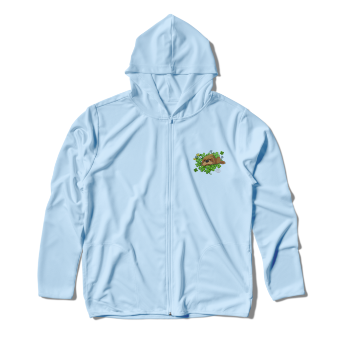 ジップパーカー - L - ライトブルー