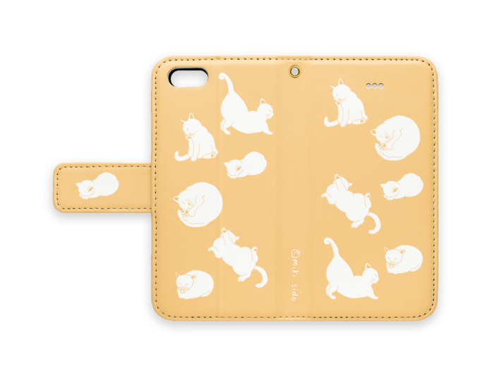 手帳型iPhoneケース - iPhone5 - ストラップ穴 あり
