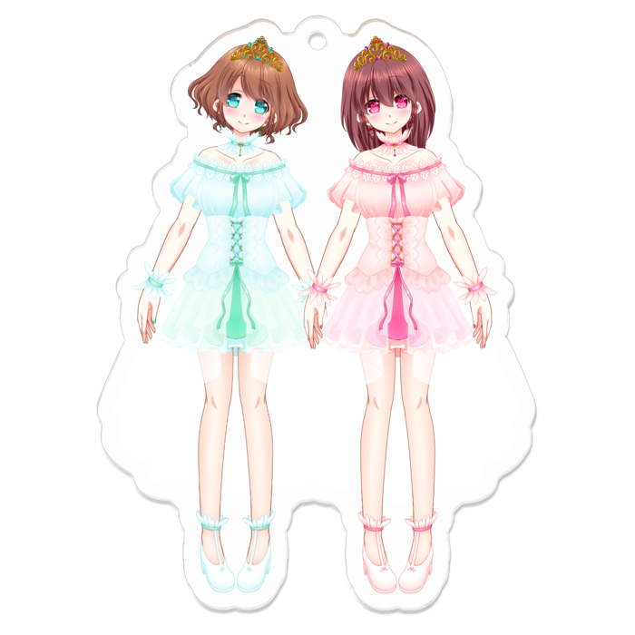 アクリルキーホルダー - 70 x 70 (mm)