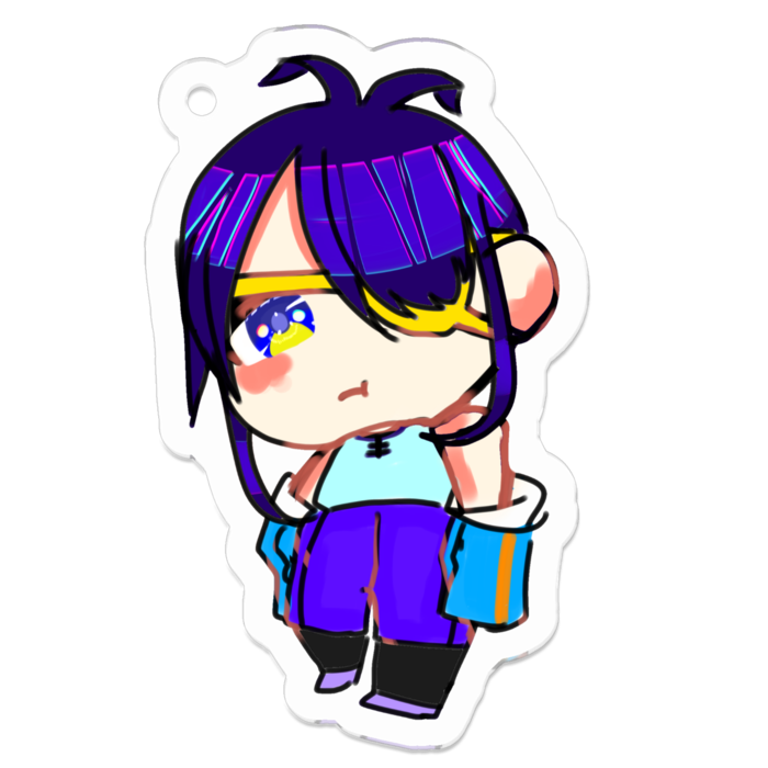 アクリルキーホルダー - 50 x 50 (mm)