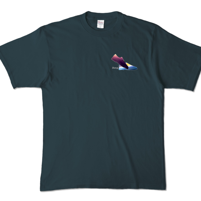 カラーTシャツ - XL - デニム (濃色)｜Colored T-shirt - XL - Denim (Dark)