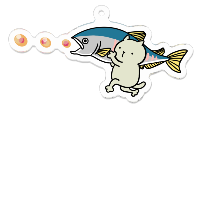 アクリルキーホルダー - 70 x 70 (mm)