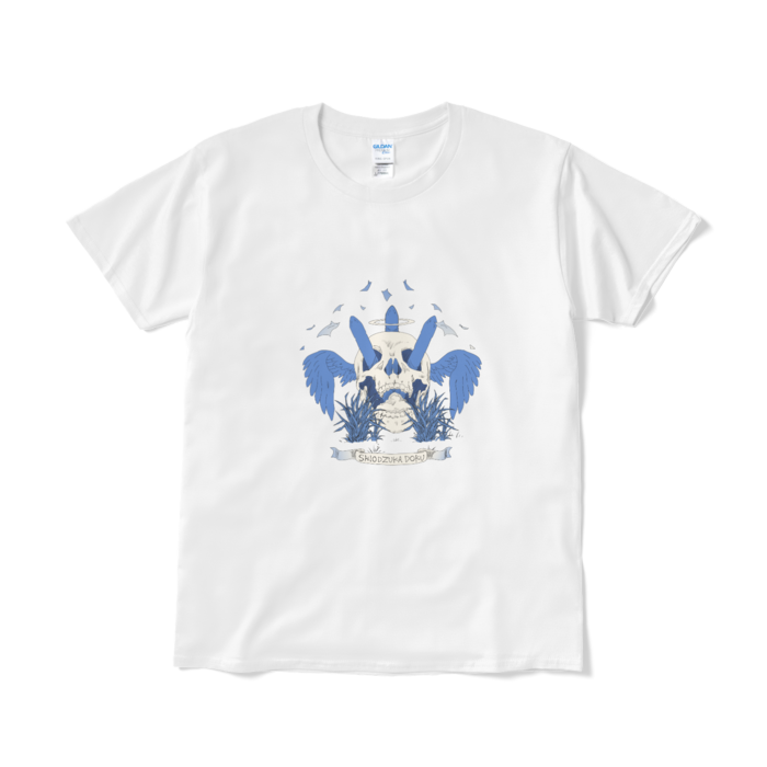 Tシャツ ホワイト デザインB サイズL