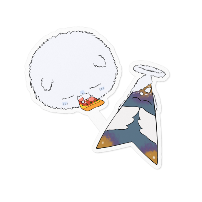 ステッカー - 100 x 100 (mm)