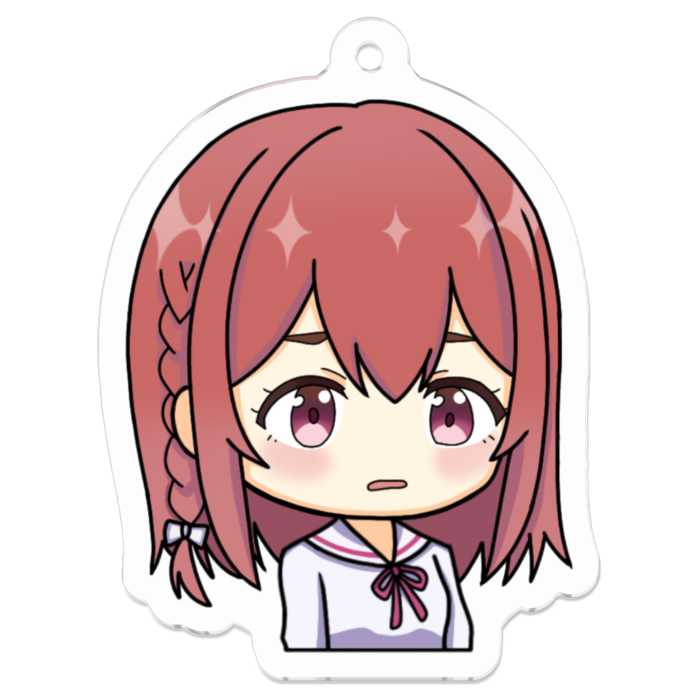 アクリルキーホルダー（コーティング） - 50 x 50 (mm)