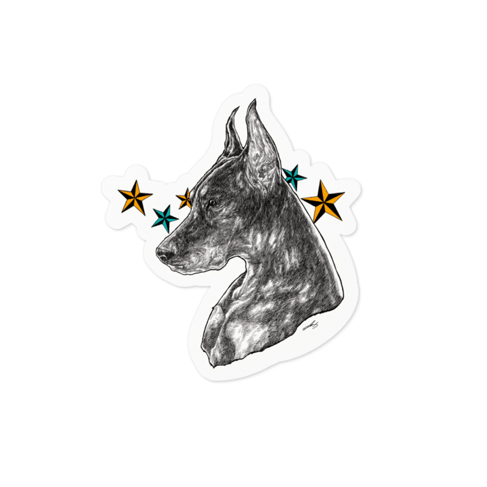 ステッカー - 100 x 100 (mm)