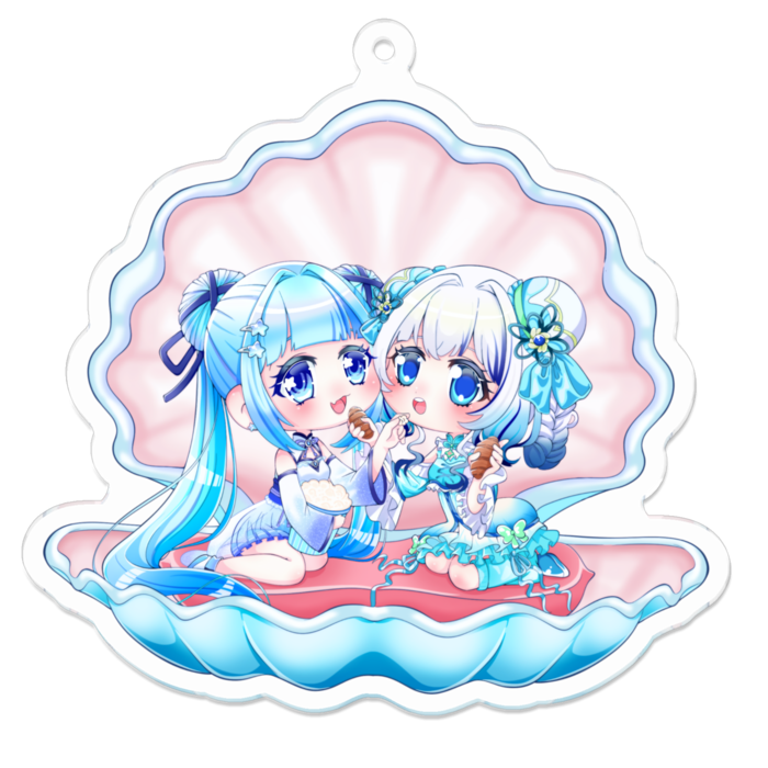 アクリルキーホルダー - 70 x 70 (mm)
