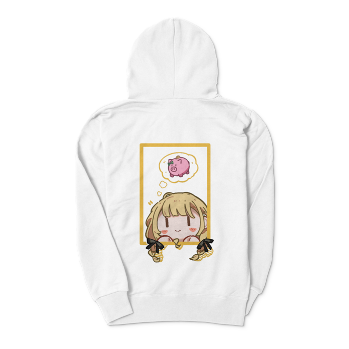 ジップパーカー - S - ホワイト