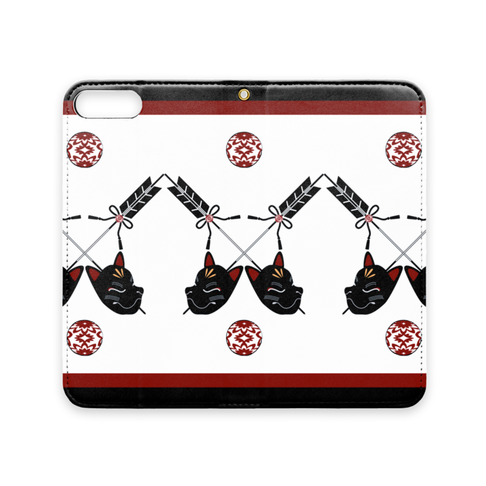 手帳型iPhoneケース（ベルトなし） - iPhone 8 Plus / 7 Plus - ストラップ穴 あり