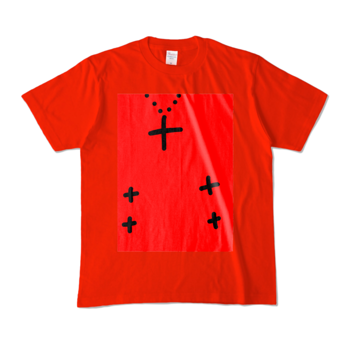 カラーTシャツ - M - レッド (濃色)
