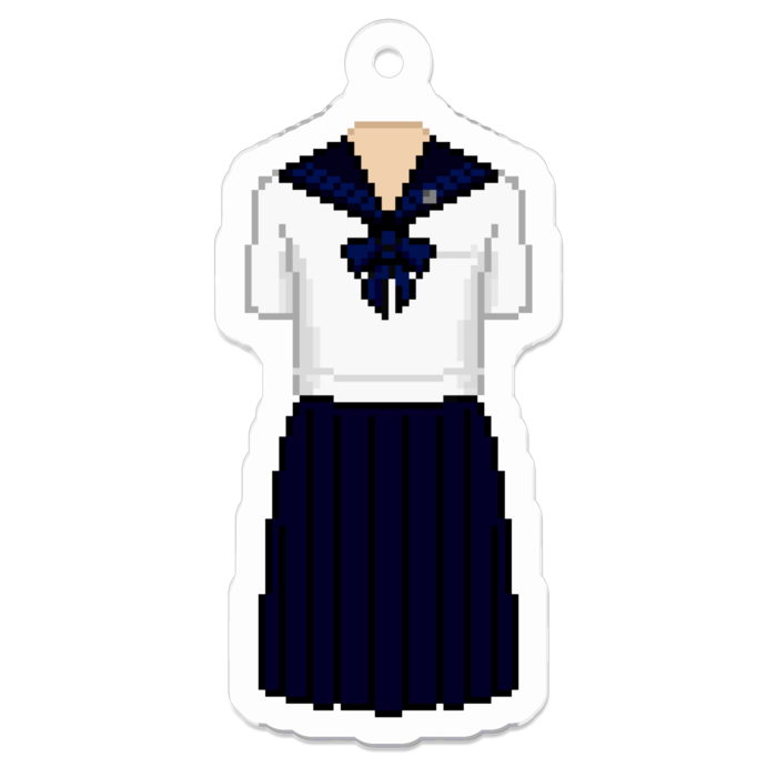 【制服ドット絵アクキー】東京学芸大学附属高等学校夏服