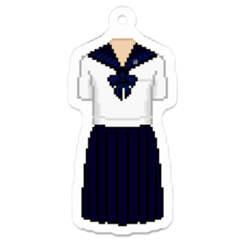 【制服ドット絵アクキー】東京学芸大学附属高等学校夏服 - ゆにめいと BOOTH SHOP -yunimate web shop- - BOOTH