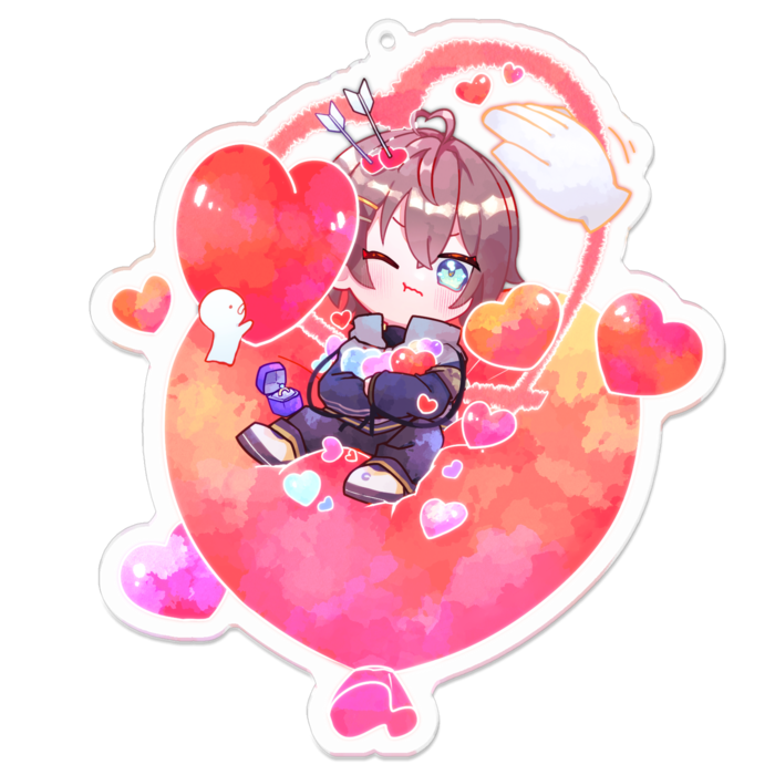 アクリルキーホルダー - 100 x 100 (mm)