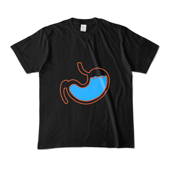 カラーTシャツ - M - ブラック (濃色)