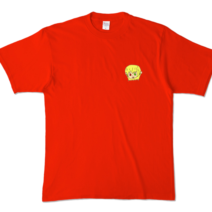 カラーTシャツ - XL - レッド (濃色)