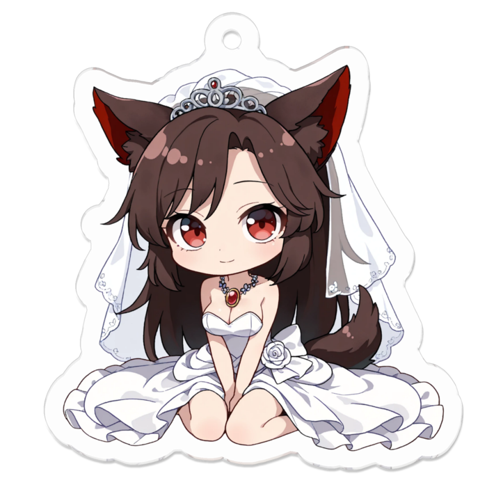 アクリルキーホルダー - 50 x 50 (mm)(キャラのみ)