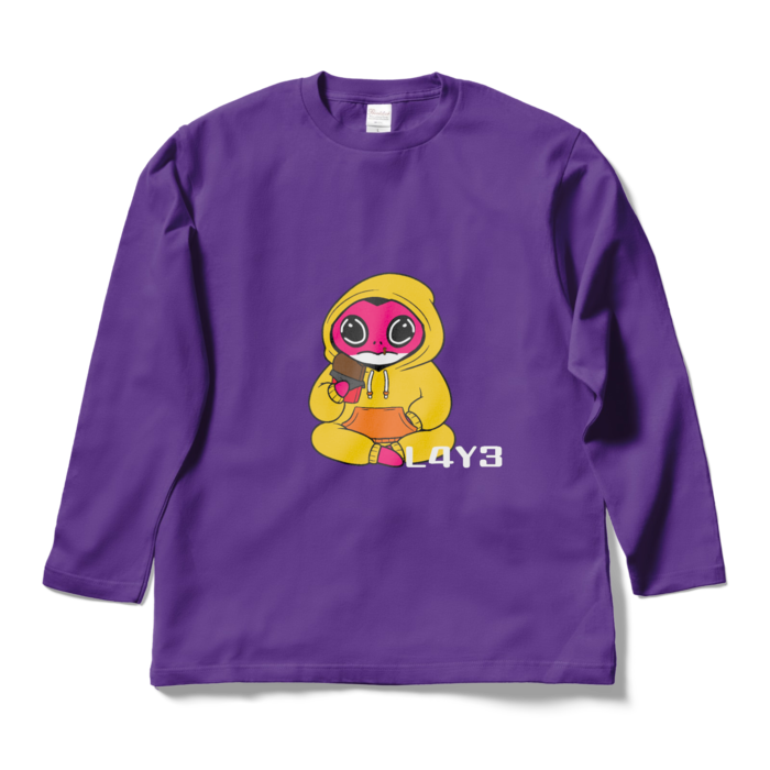 ロングスリーブTシャツ - L - パープル