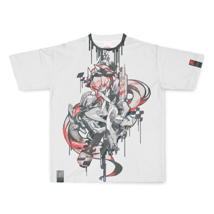 フルグラフィックTシャツ - L - 正面印刷のみ