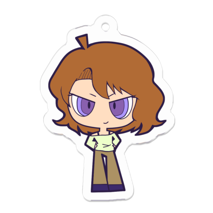 アクリルキーホルダー（コーティング） - 50 x 50 (mm)