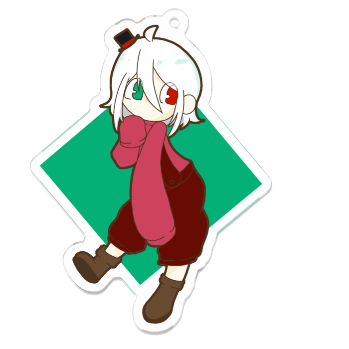 アクリルキーホルダー - 70 x 70 (mm)