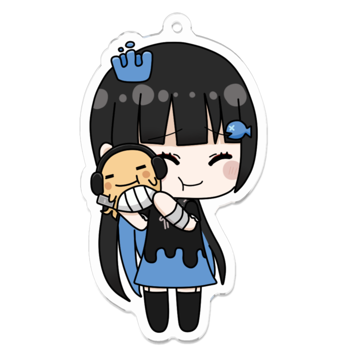 アクリルキーホルダー(コーティング) - 70 x 70 (mm)