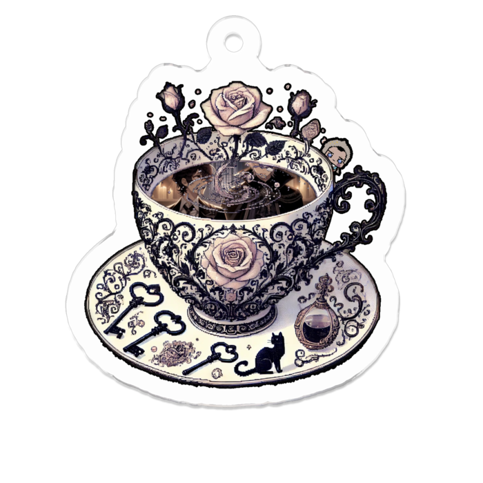 アクリルキーホルダー - 50 x 50 (mm)
